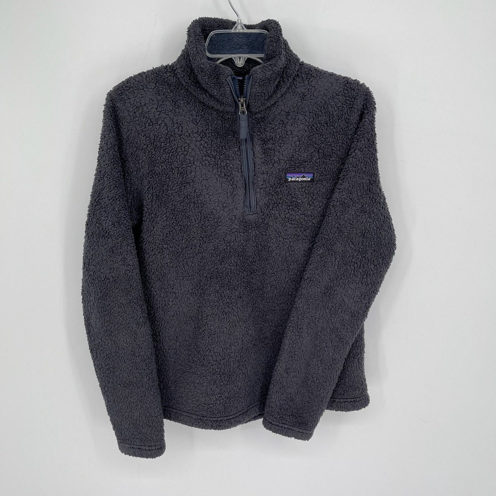 Patagonia Women's Gray Los Gatos 1/4 Zip Fleece Pullover Size Medium
